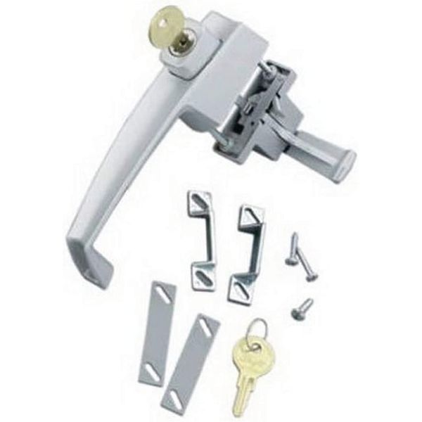 Wright Products VK333X3 Keyed Tie-Down Push Button Handle, Aluminum