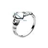Heritage Dew Women's Sterling Silver Celtic Irish Claddagh Ring, Silver, J