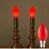 Red Light Bulbs C-7 Base Night Light String Light Replacement Bulbs 4w 12pcs 