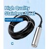 FUZIDDN Submersible Level Sensor 4-20mA, Throw-in Type Liquid Level Sensor,24V DC Input Liquid Level Transmitter,0-5M Measuring Range