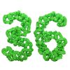 36 Pcs Solid Hair Scrunchies - Neon Green