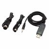 USB Simulator +Adapter Cable For FlySky FS-I10/FS-I6/FS-I4/FS-TH9X RC Helicopter