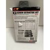 Performance Tool W2968 8 Piece Screw Extractor Set, New