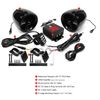Bluetooth Amplifier Motorcycle ATV Speakers Waterproof Stereo Audio Radio System