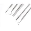 Professional Dental Hygiene Kit, Calculus Plaque Remover Set, Stainless Steel Tools, Tarter Scraper, Tooth Pick, Dental Scaler and Mouth Mirror Instruments. Hygienist Kit, Home Use Tools for Adults