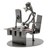 STEEMO Schraubenmännchen Büro PC Informatiker Geschenk Stifthalter 16x12x15 cm