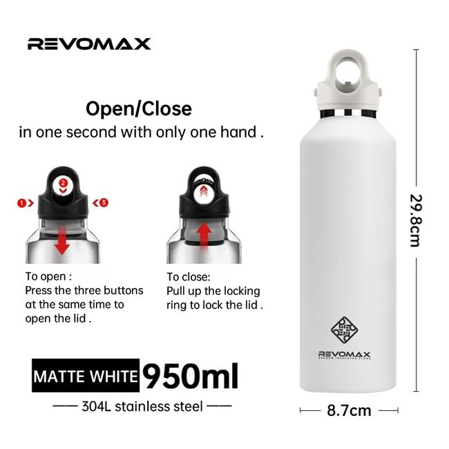  RevoMax Easy Open lunch Thermos, Wide Mouth Thermos