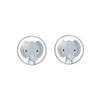 Cartoon Animal Clip On Earrings (Elephant)