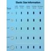 3/8 Inch Orthodontic Elastic Rubber Bands - 100 Bands - Clear Latex Free, Heavy 4.5 Ounce Small Rubberbands, Braces, Dreadlocks Hair Braids, Tooth Gap, Packaging, Crafts - Sonic Dental - Made in USA