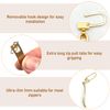 Zipper Pull Replacement 10 Pcs Metal Zipper Puller Multicolor Zipper Pull Removable Zipper Pulls Zip Puller Replacement for Backpacks, Jeans, Clothes, Suitcases(Oval Shape)
