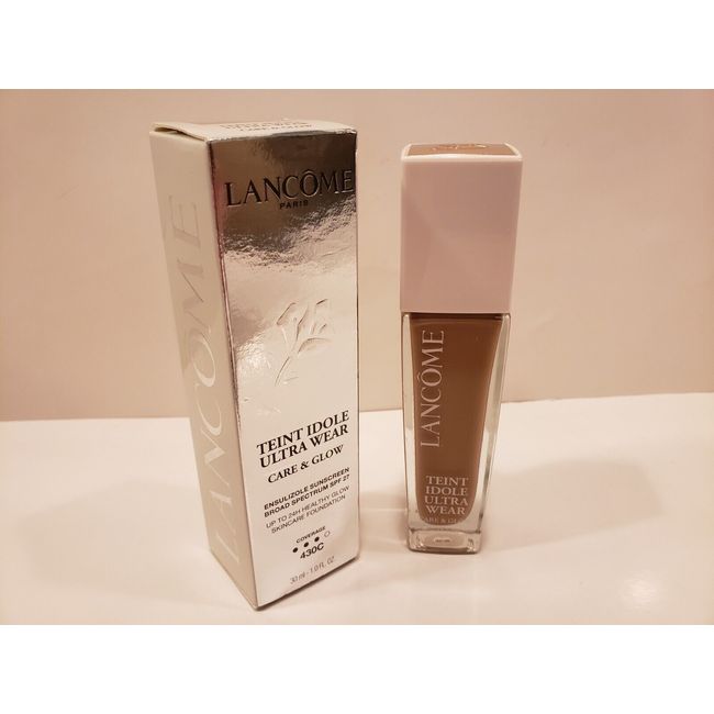 Lancome ~ Teint Idole Ultra Wear Care & Glow ~ 430C~ 1 Fl Oz - NIB 02/24