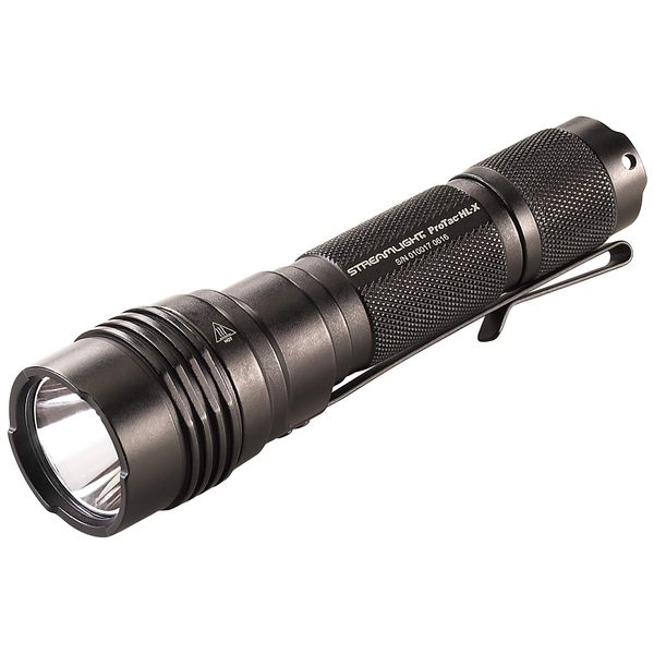 Streamlight 88065 ProTac HL-X 1000-Lumen Multi-Fuel Professional Tactical Flashlight, Includes CR123A Lithium Batteries and Holster, Black