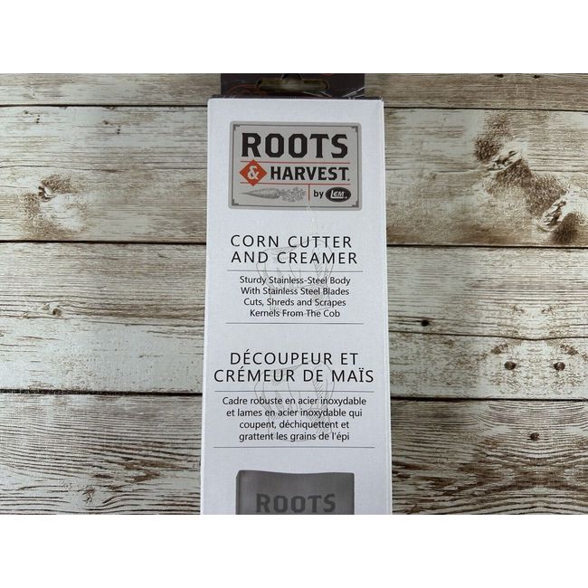 Roots & Harvest Stainless Steel Corn Cutter and Creamer, NIB