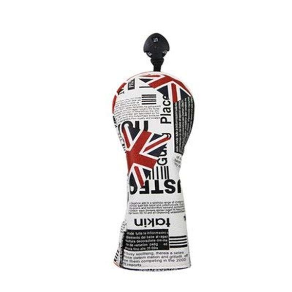 Headcover Driver Cover Wood Cover Utility UT Cover UK USA Waterproof with Conversion Doug (UT UK Pattern)