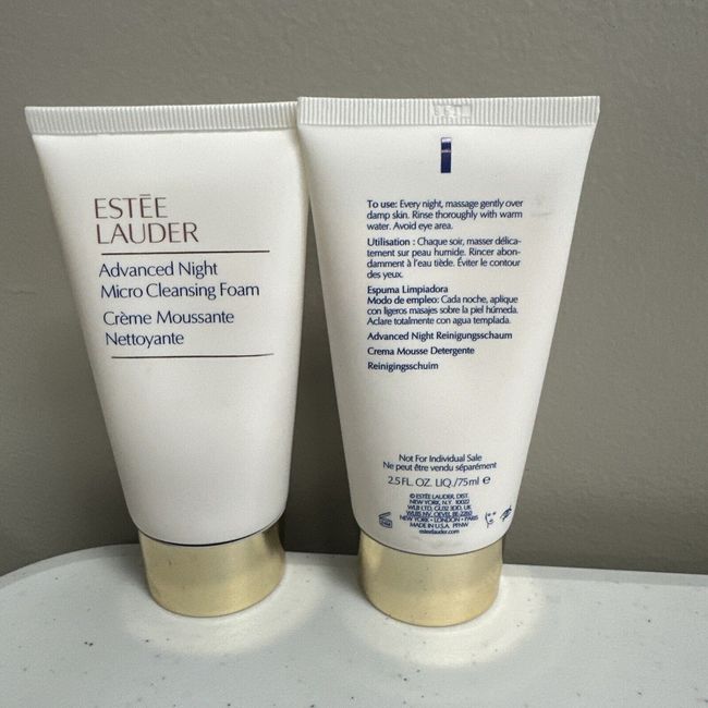 2x Estee Lauder Advanced Night Micro Cleansing Foam 2.5oz Each 5oz Total