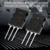 Fdit 2SA1943 2SC5200 High Power Matched Audio Transistor Silicon 5 Pair 10Pcs Replacement Black