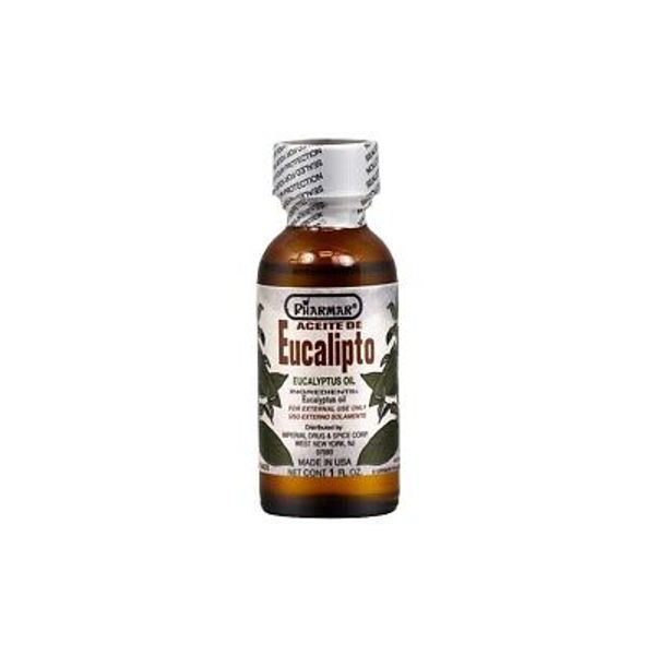 Phamark Aceite Eucalipto Eucalyptus Oil 1oz w/Free Nail File