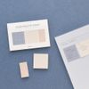 Monolike Color Palette Sticky Plan 30p B Set 4p - 30 Sheets Per Design Sticky Notes