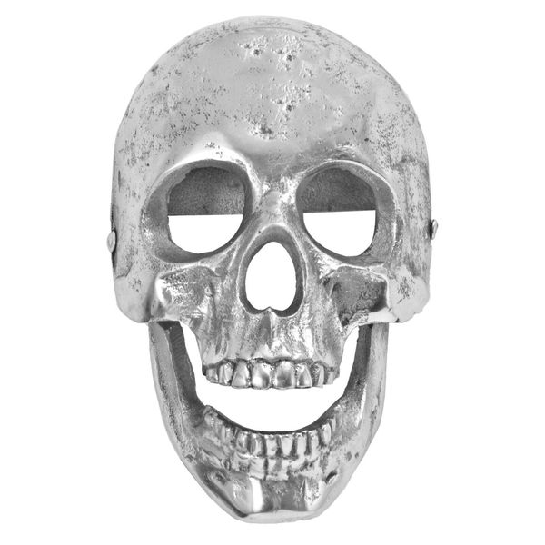 Decorative Hardware Door Knocker Aluminum Skull 6.5" H x 4.5" W