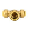 EFIELD 1PC 1/2"x1/2"x 3/4”  Push Fit Tee Bras Fitting. Lead Free