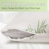Queen Size Soft Plush Bamboo Memory Foam Support Pillow