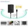 Geekworm USB-C Power Adapter PD 27W Type C for Raspberry Pi 5