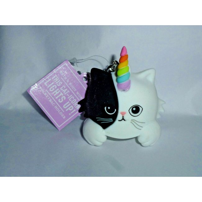 Bath & Body Works KITTY UNICORN CATICORN LIGHTS Holder/Keychain  BNWT + BONUS