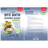 Hemorrhoid Treatment 40oz Sitz Bath Salts Postpartum Soaking Blend Epsom Salt Soak with All Natural Oils for Self Care Bartholin Cyst Treatment, Large Value Pack