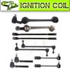 10pcs Front Control Arms Tie Rod Ends For Chrysler 300M Concorde Dodge Intrepid