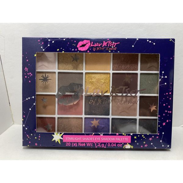 Betsey Johnson Luv Betsey Eye Shadow Palette Starlight Shades Color Set x20