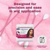 Classic Wig Tees- For Adhesive Application, Touch-Ups & Blending - 3 Pack