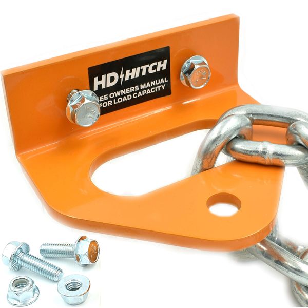 HD Switch Tough 1/4" Thick Bolt on Tow Hitch fits Bad Boy 093-1000-00 MZ, MZ Magnum, ZT, CZT, & Maverick - Extreme Heavy Duty - Versatile Chain Slot