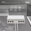 DIGITUS Desktop Modular Patch Panel Shielded 8 Port Light Grey