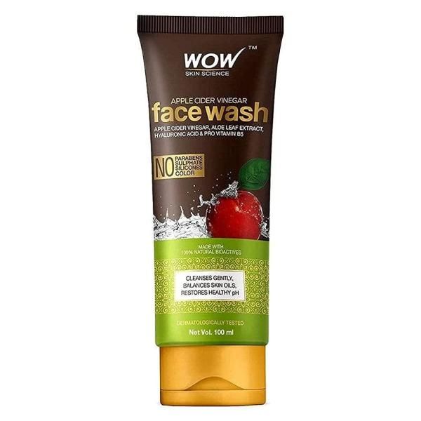 WOW Skin Science Gel Cleanser Cleansing Gel Skin Apple Cider Vinegar Face Wash Gel 100ml 277572