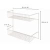 ClosetMaid 8002 2-Tier Wall Rack, 12-Inch Wide, White