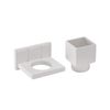 Croydex Tumbler, Pine, White, One Size