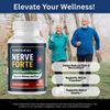 Nerve Forte Supplement, Nerve & Cognitive Formula Support - 6 Bottles
