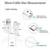 REALMAX Micro USB Charging Cable High Speed Fast Universally Compatible Android (3x Pack)