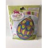MAKIT & BAKIT YELLOW/BLUE/PINK LARGE DECORATED EASTER EGG SUN CATCHER KIT NIP