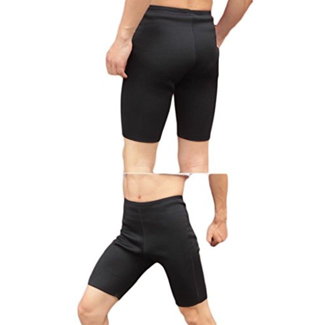 Sauna Sweat Shapewear Shorts Sports Fat Burner Pants Thigh Trimmer