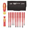 Draper 12 Piece Interchangeable Screwdriver Set | XP1000 Extra Slim | Portable Set with Case | 70867