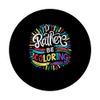 I'd Rather Be Coloring Books Color Drawing Book PopSockets Standard PopGrip
