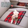 ZONETECH Red Plaid Warming Pad, Warms on Cold Weather, Perfect Sizing for Pets (2- Pack Red Plaid)