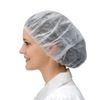 Disposable Bouffant (Hair Net) Caps, Spun-bounded Poly, White Hair Head Cover Net 21 Inches by Careoutfit (100)