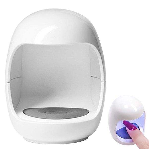 PAVIKE Nail Light, UV Light, Gel Nail Light, LED, Curing Light, For Resin, LED Nail Dryer, Mini Curing Light, 30s Quick Drying, UV Light, Cute Egg Shape, Small, Lightweight, Portable, For Business