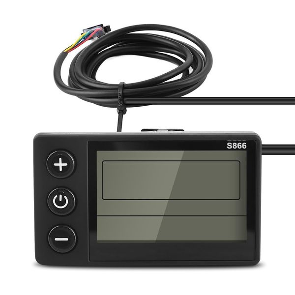 Ejoyous LCD Display, 24V 36V 48V Electric Control Panel LCD Display Meter Computer for Scooter Modification