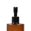 Natural Cosmetics Laboratory Light Shielding Plastic Bottle Pump, Brown, 16.9 fl oz (500 ml) Container
