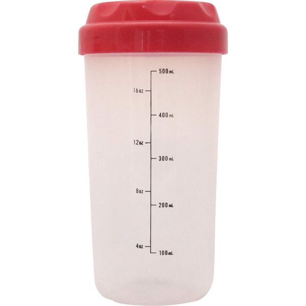 Kokubo KH-075 Protein Shaker, Red, 16.9 fl oz (500 ml)