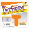 TREND enterprises, Inc. Orange 4" Casual Uppercase Ready Letters