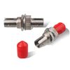 Xunsomten-30pcs ST Simplex Coupler ST to ST Simplex Singlemode Coupler ST to ST Bulkhead Fiber Coupler Simplex Single Mode